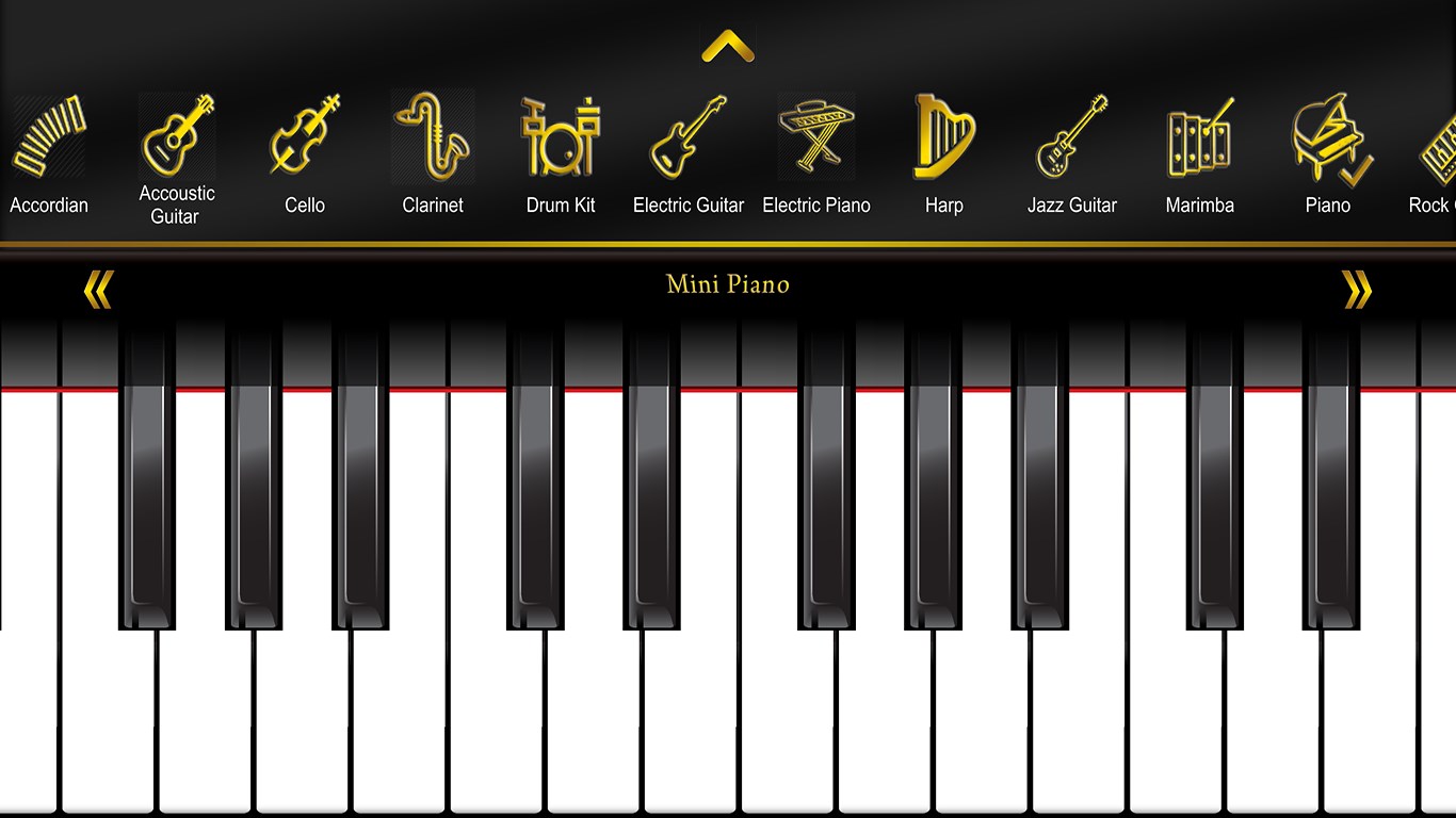 Piano White Little: Instrumentos Musicais - Microsoft Apps