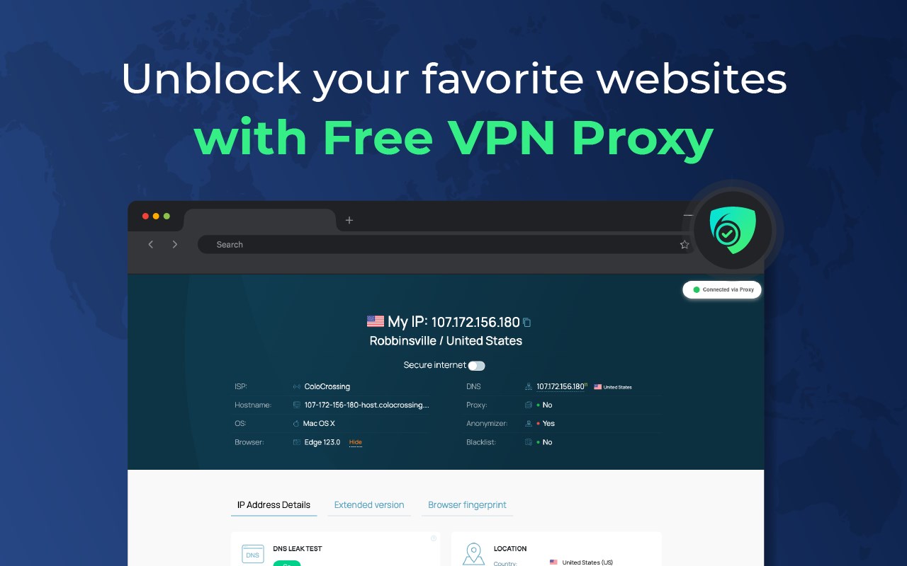 Free VPN for Edge: Fast & Unlimited Proxy