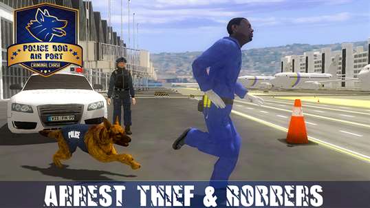 Police Dog Airport Criminal Chase - Arrest Robbers screenshot 4