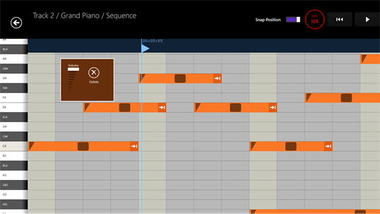 Musical Sketch Pad screenshot 1