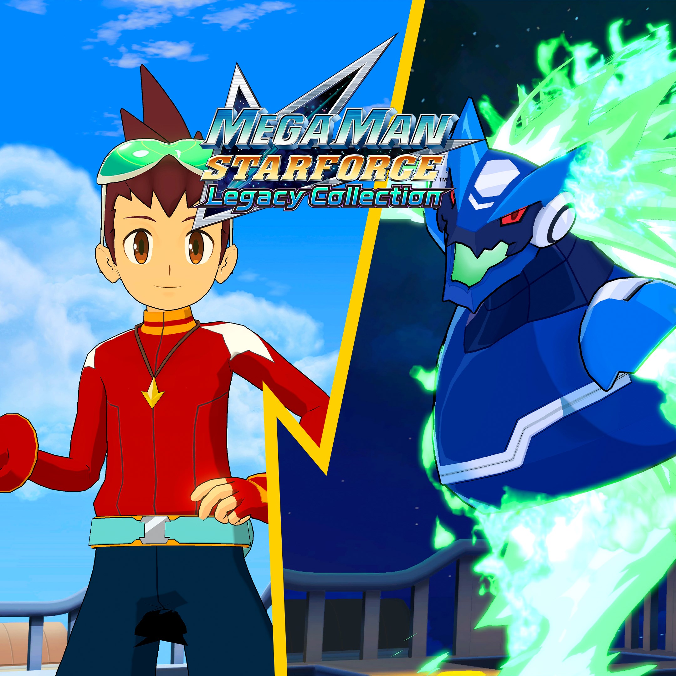 Mega Man Star Force Legacy Collection — набор моделей для персонажей «Джио Стелар» и «Омега-Ксис»