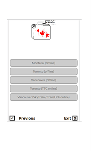 OfflineTransit in Canada screenshot 1