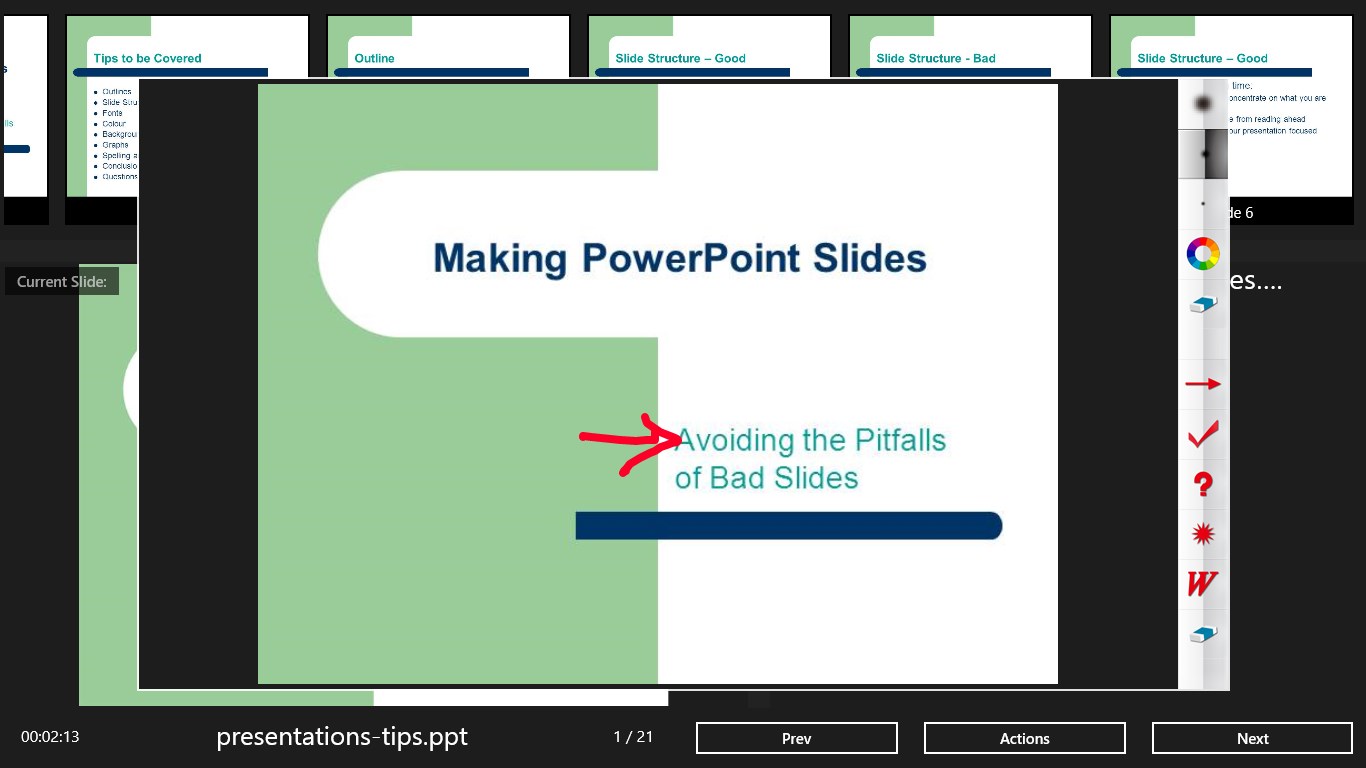 iClickr Remote for PowerPoint for Windows 10