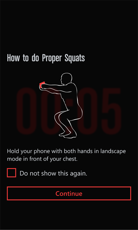 Runtastic Squats Screenshots 2