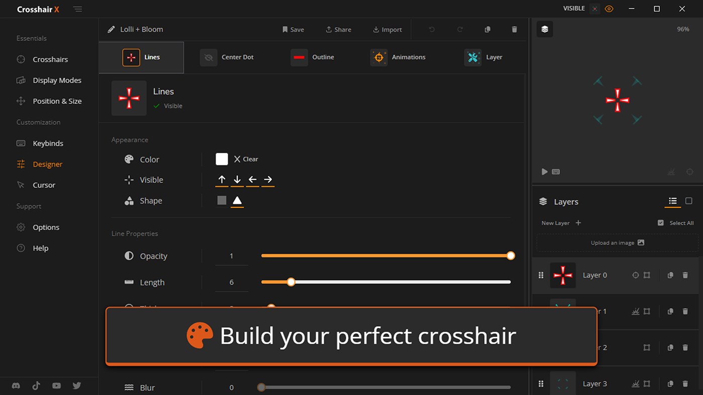 #1. Crosshair X (Windows) 来自: CenterPoint Gaming