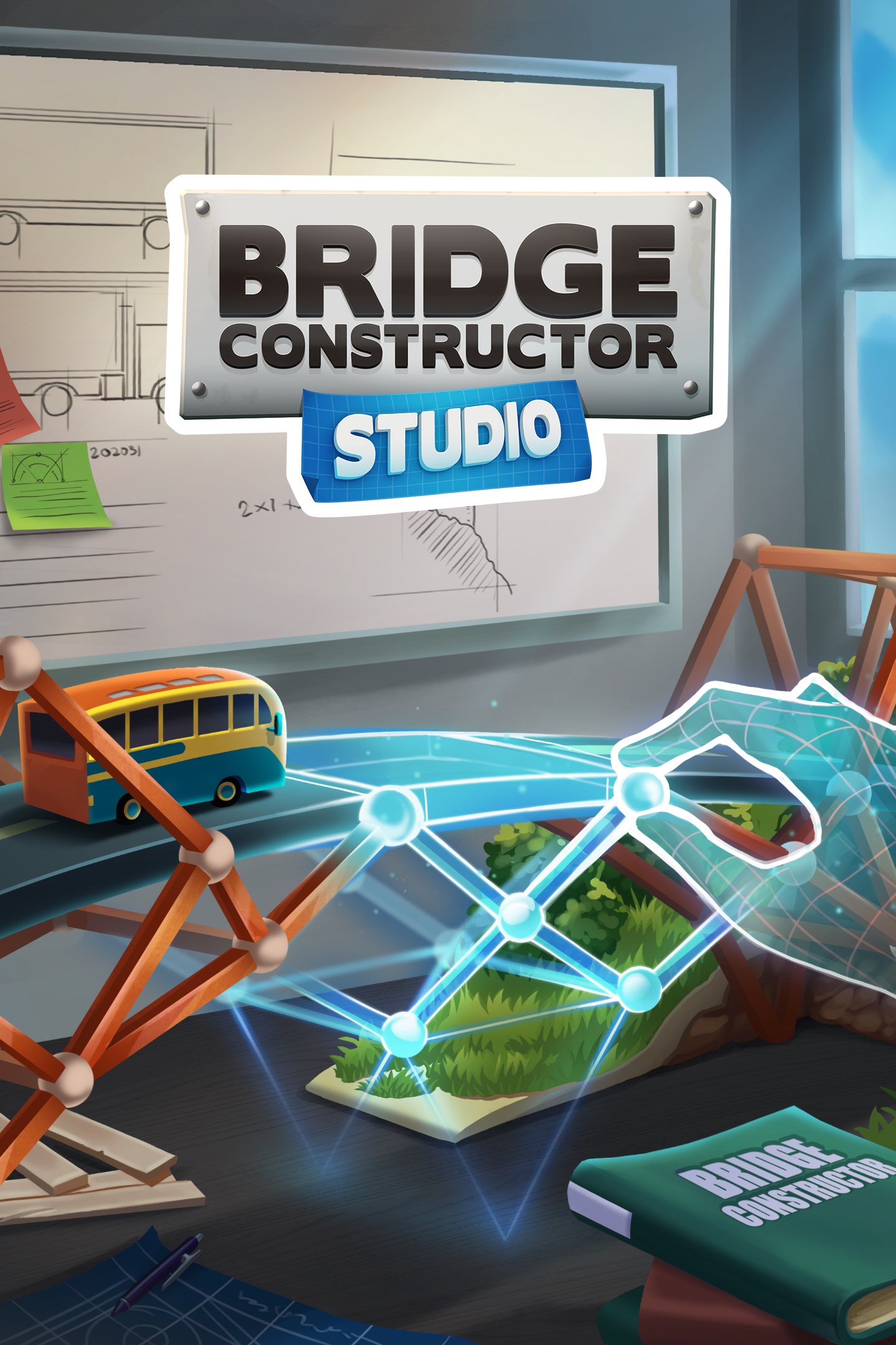 Záber škatule hry Bridge Constructor Studio