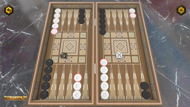 3D Backgammon - Lord of the Board screenshot 2