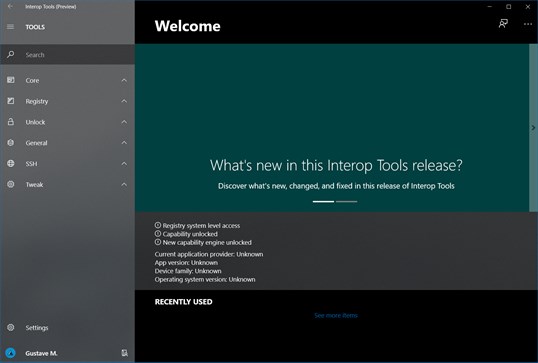 Interop Tools (Preview) screenshot