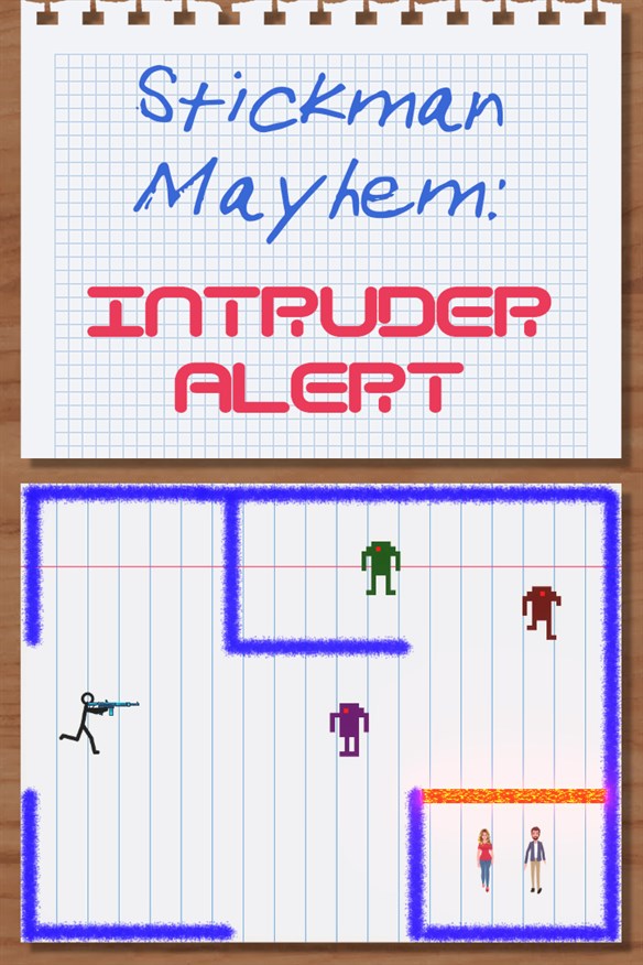 Stickman Mayhem: Intruder Alert Xbox Series X|S and Xbox One cover art