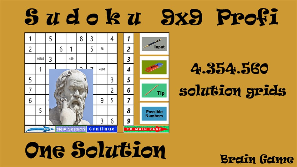 Sudoku 9x9 Profi (Windows) 由: ChessgameReader