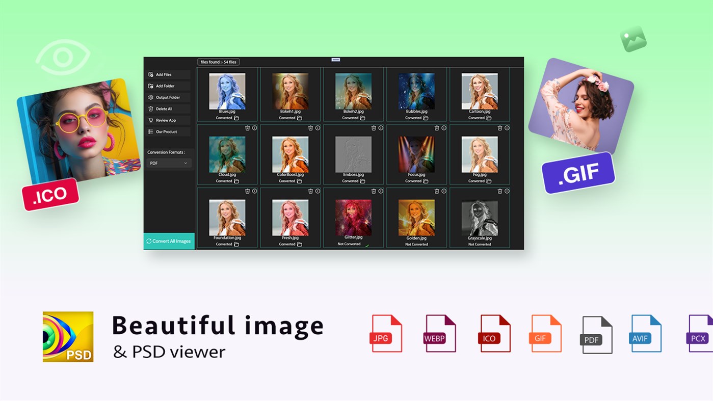 #3. Photo Image Viewer & Converter (Windows) Ved: White Peacock