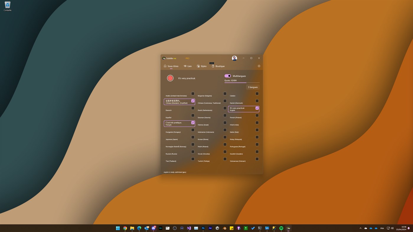 #1. Subtitle me (Windows) Bởi: l'Octet