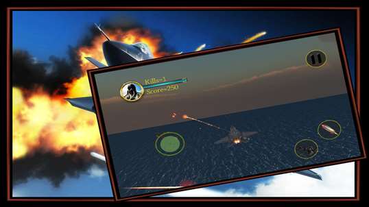 Air Space Jet Fighter 3D screenshot 1