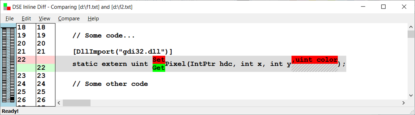 #8. DSE Inline Diff (Windows) By: Data Safety Expert