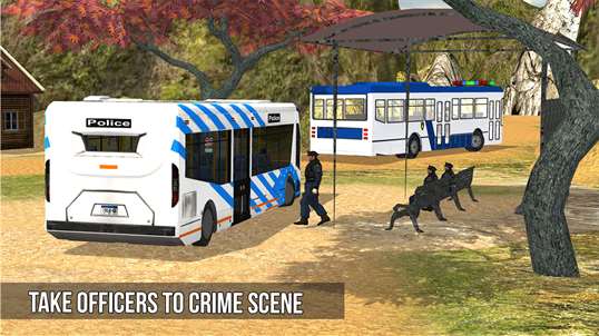 Police Bus Offroad Driver - Hill Climb Transport screenshot 1