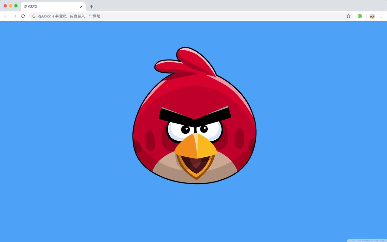 "Angry Birds" 4K Theme Wallpaper HomePage