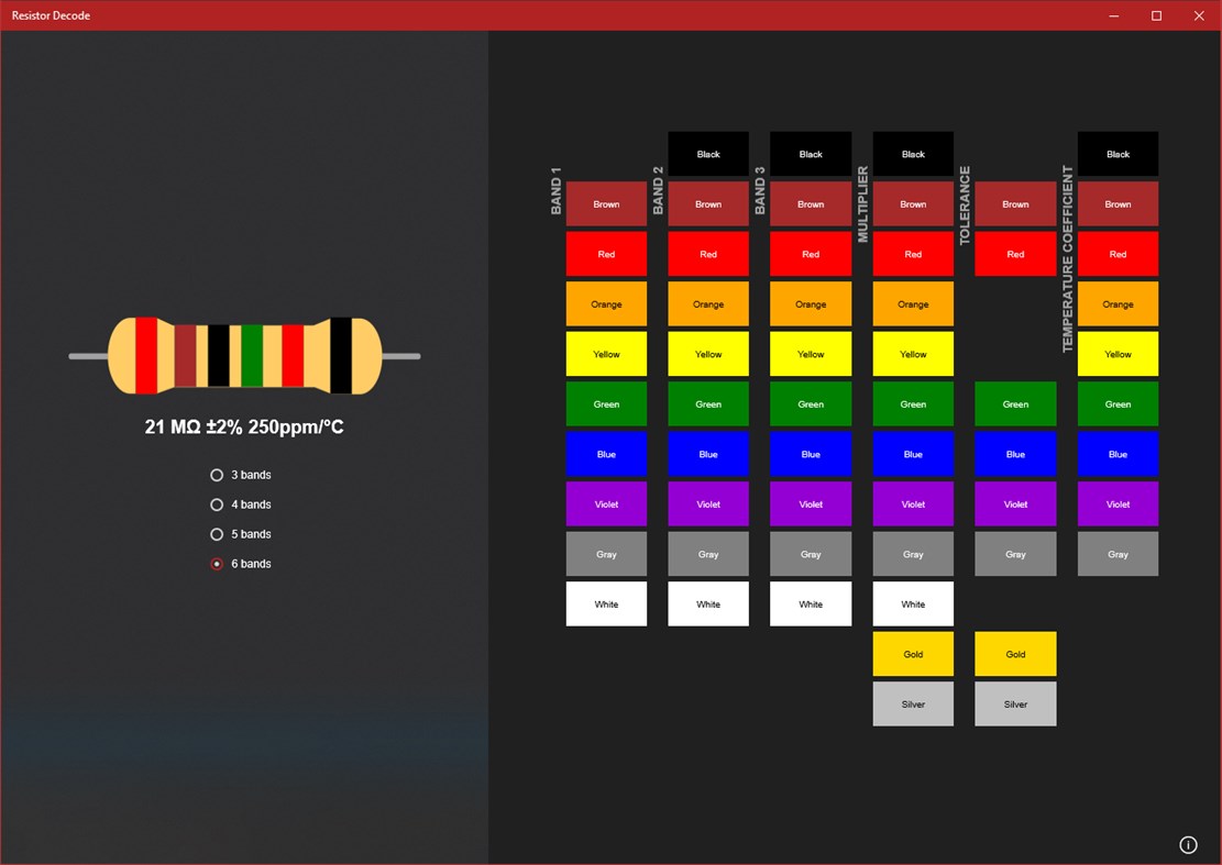 #3. Resistor Decode (Windows) โดย: Red David