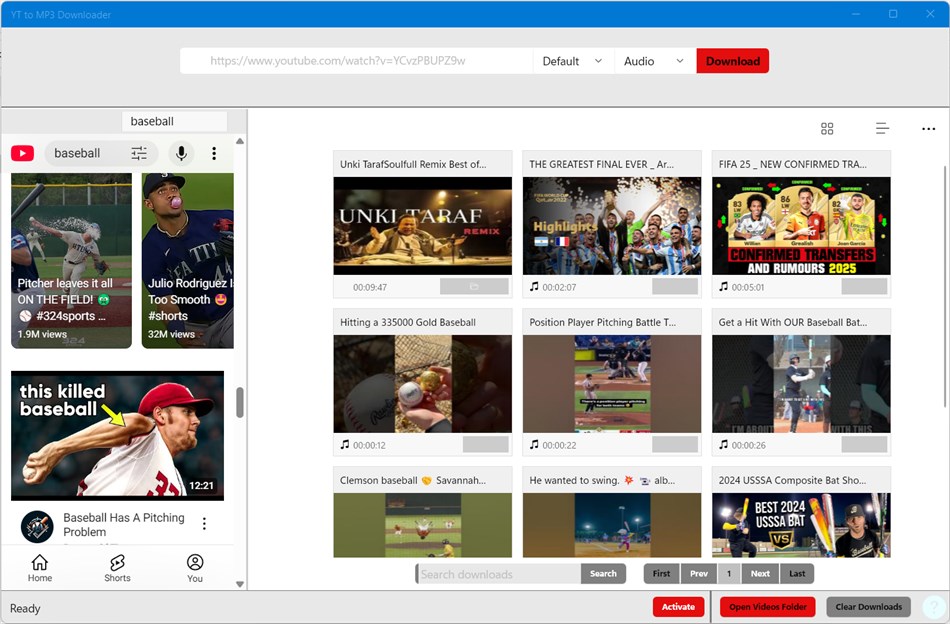 YT to MP3 Downloader (Windows) De: Abro