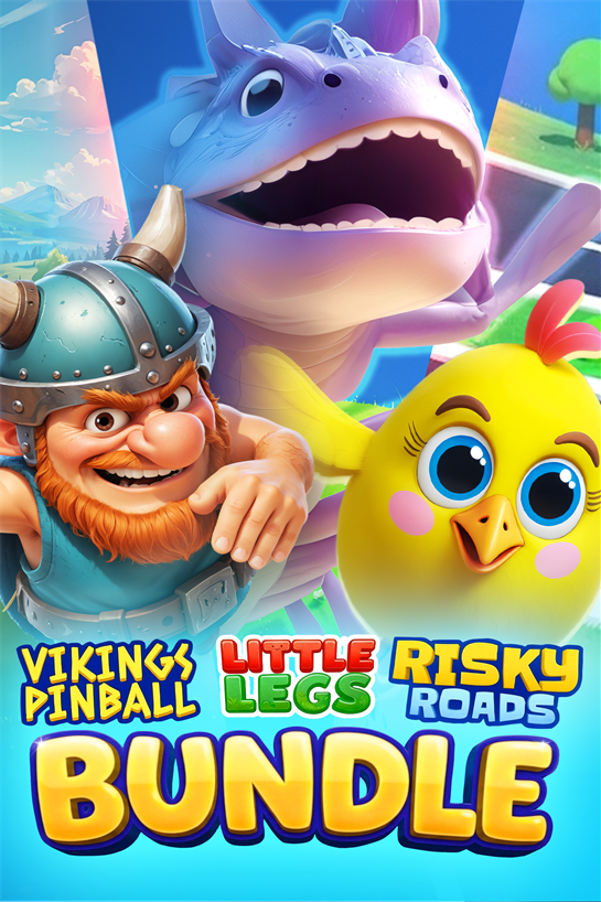 Vikings Pinball + Little Legs + Risky Roads (Bundle) 的方塊畫面