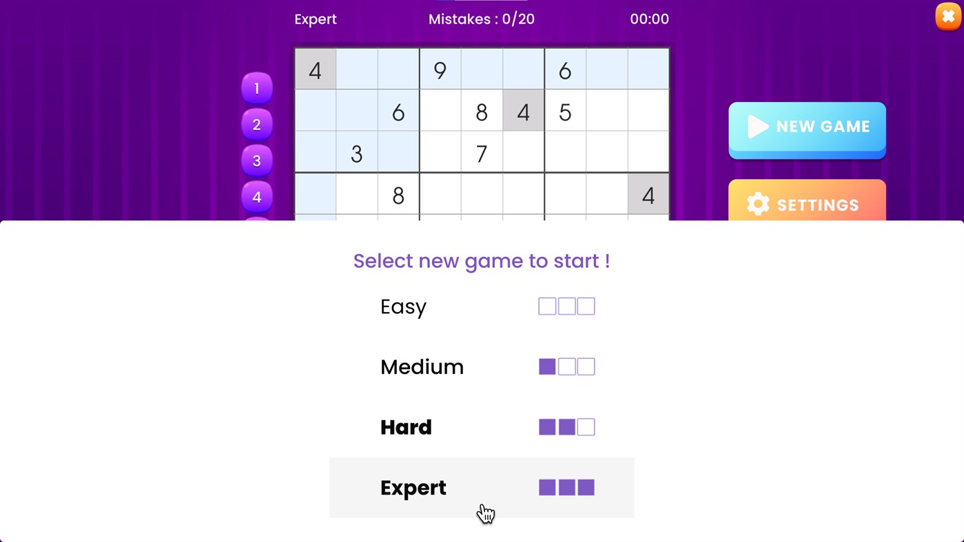 #5. Classic Sudoku PRO - PC & XBOX (Xbox) Podle: PandaSoftwares