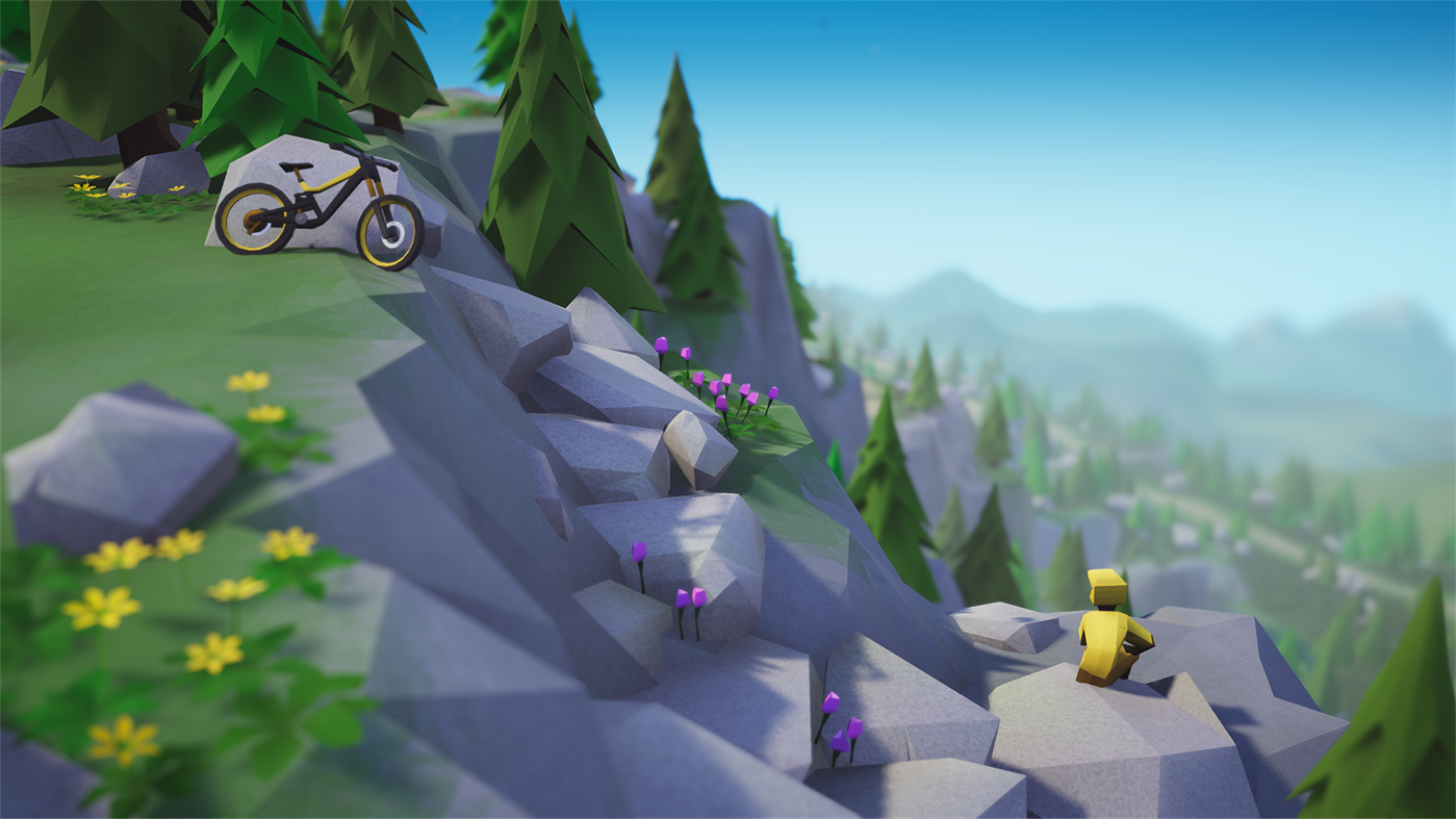 #2. Lonely Mountains: Downhill (Xbox) โดย: Megagon Industries
