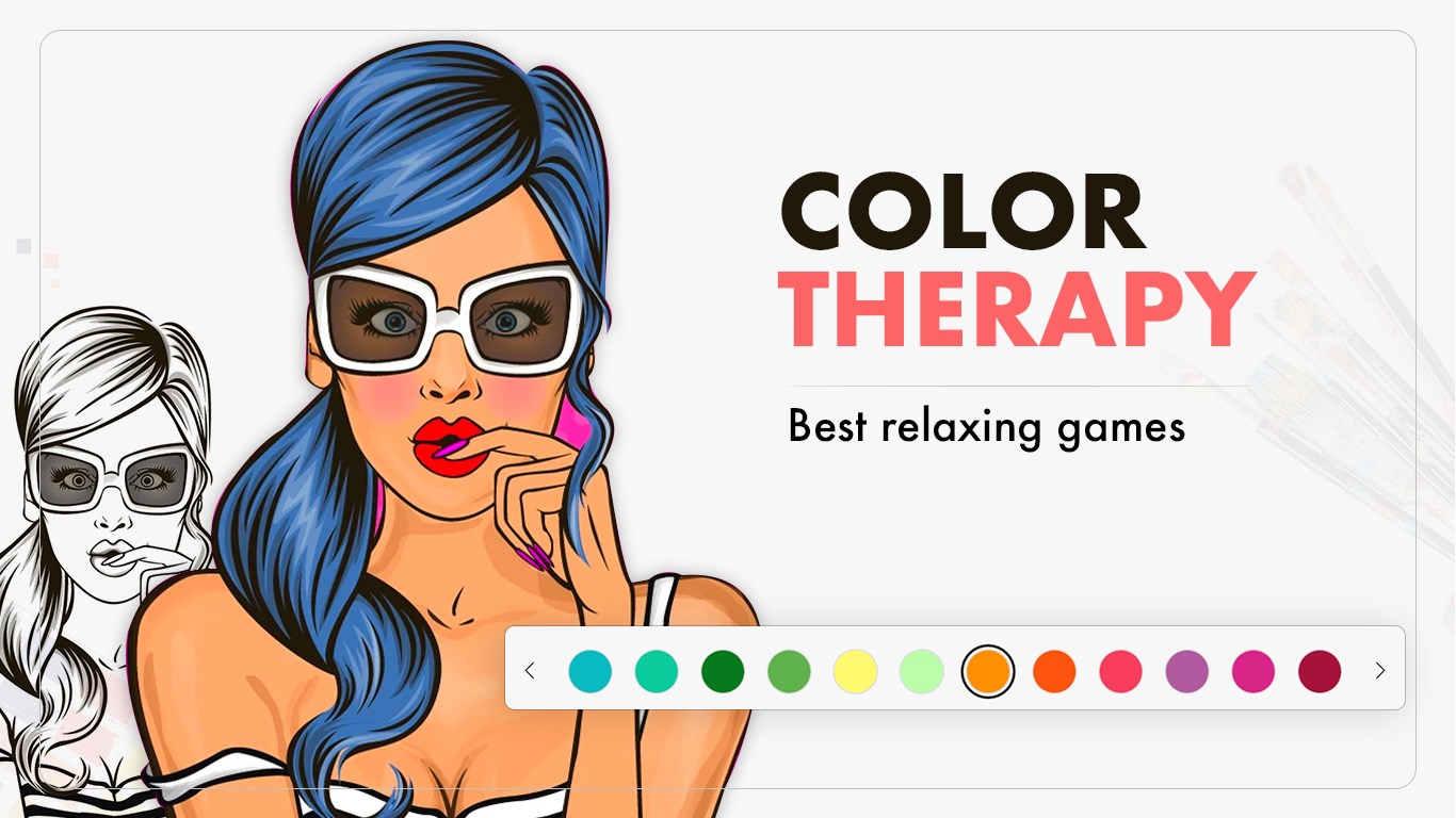 Coloring Book for You and Me - Tap and Paint screenshot