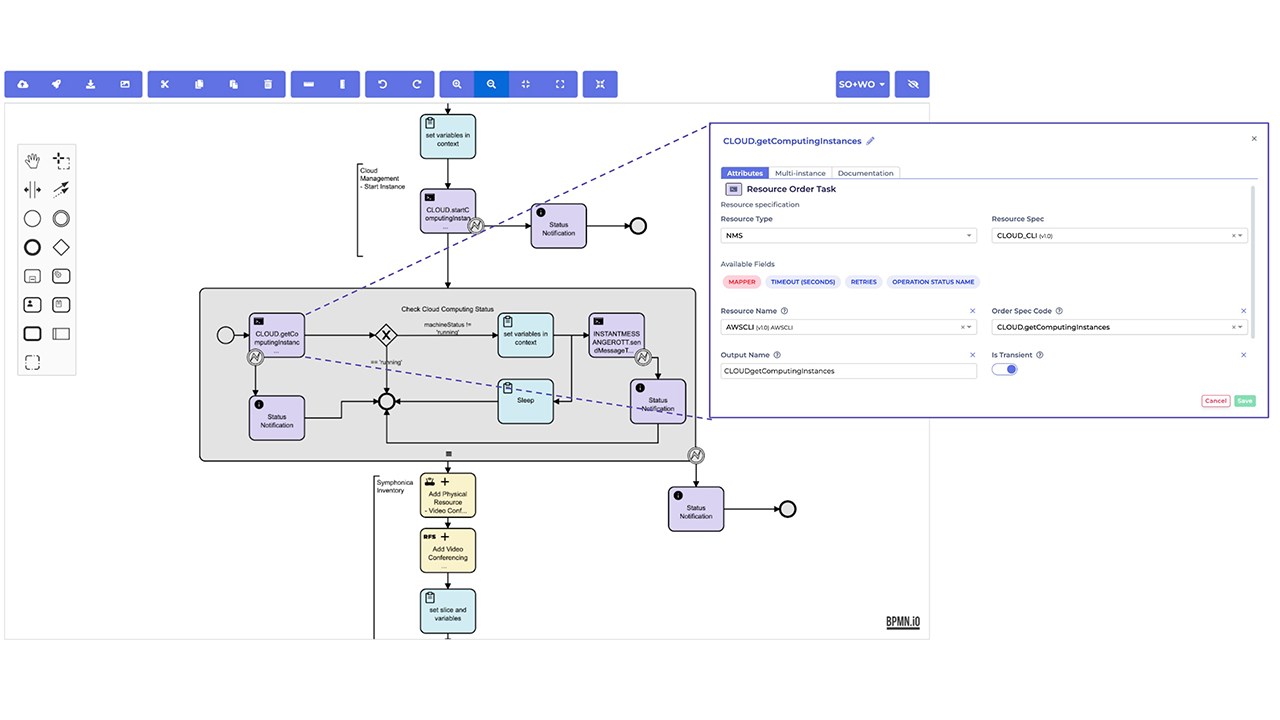 Snapshot 3 of Symphonica OSS - Telecom provisioning, activation and automation