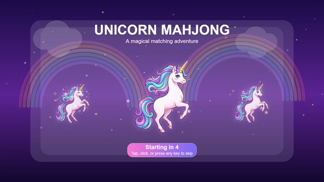 Unicorn Mahjong APG screenshot 1