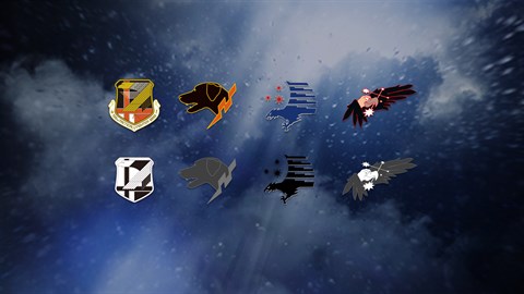 ACE COMBAT™ 7: SKIES UNKNOWN - 8 Populares Emblemas Esquadrão