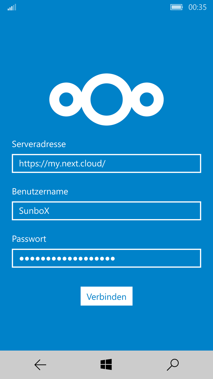 Nextcloud Screenshot