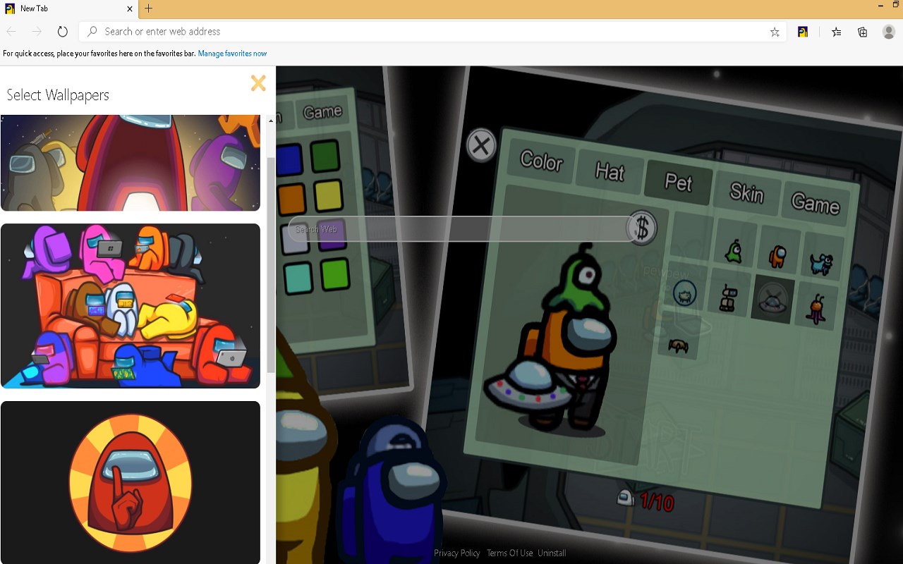 Among Us Wallpapers Microsoft Edge Addons