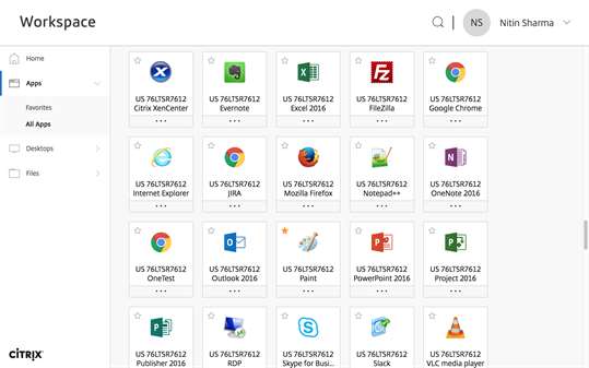 Citrix Workspace screenshot 1