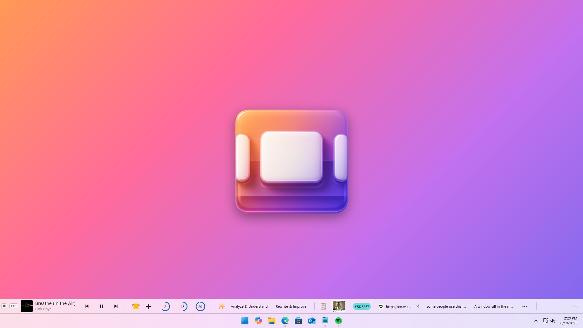 WindowSill screenshot