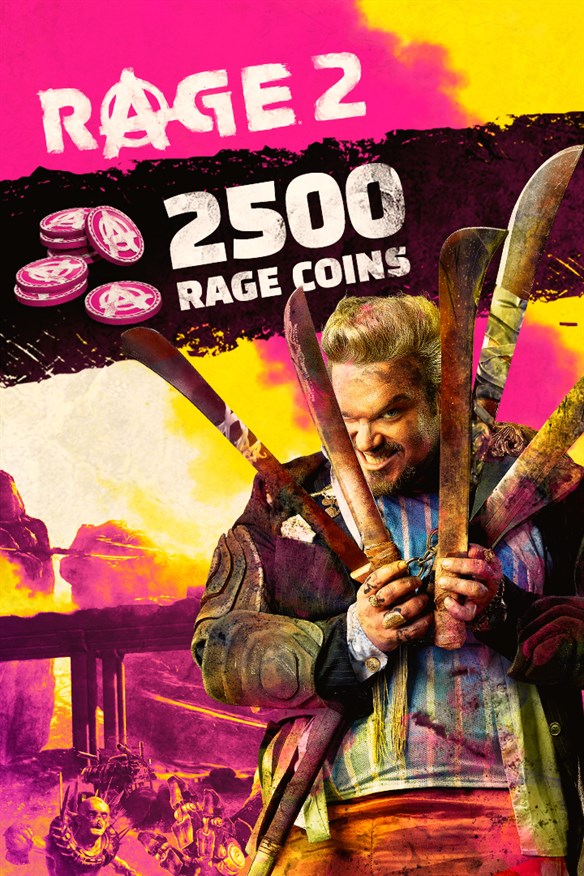 RAGE 2: 2500 RAGE Coins (PC) Xbox Series X|S and Xbox One cover art