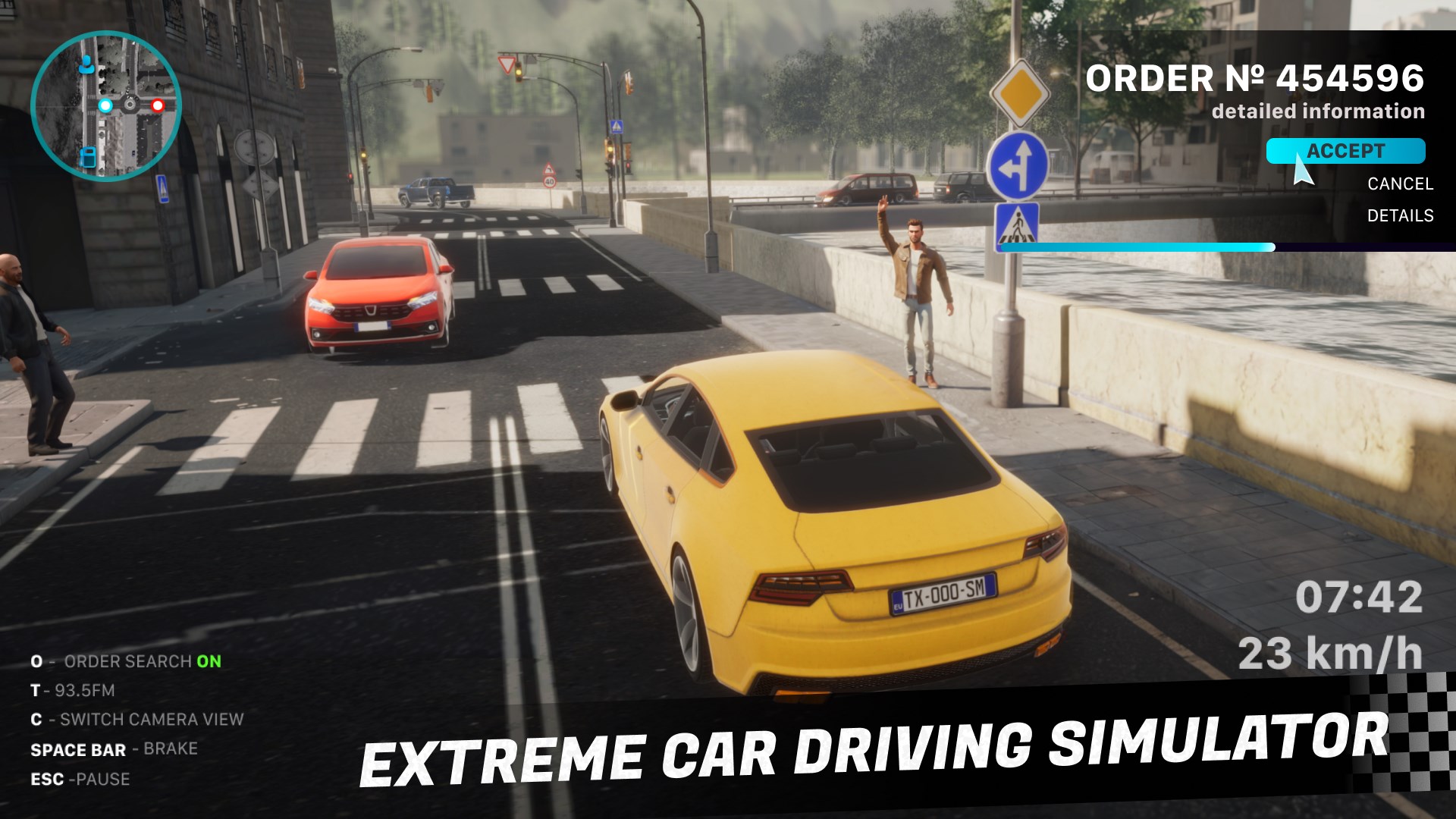Driving Taxi Simulator - City Car Racing screenshot