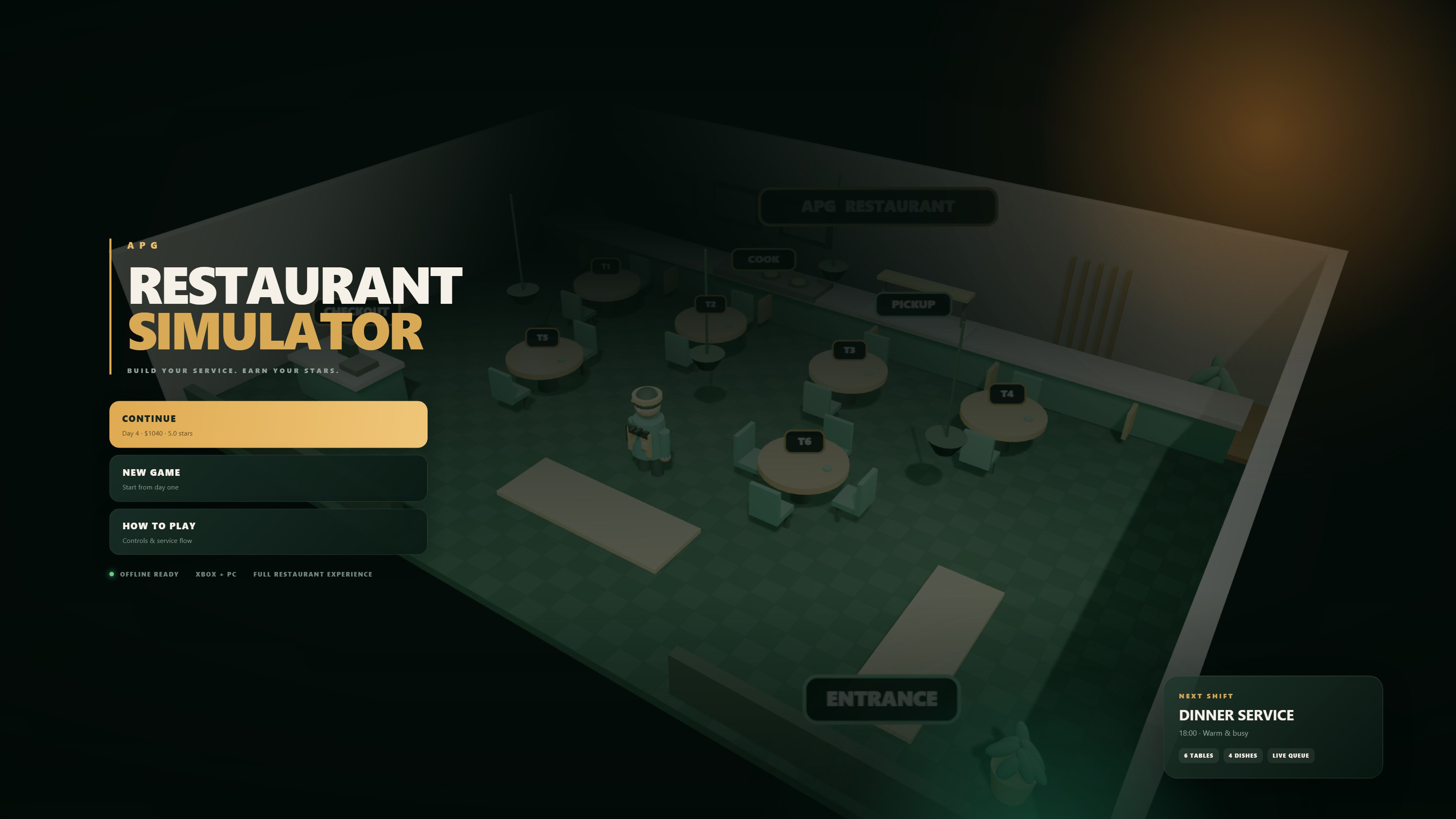 APG Restaurant Simulator screenshot 1 of 4