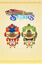 Monster Hunter Stories - 納比路服裝「王者風格」及「女王風格」
