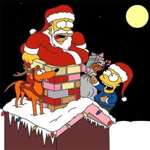 Simpsons Christmas Jigsaw Puzzle Game