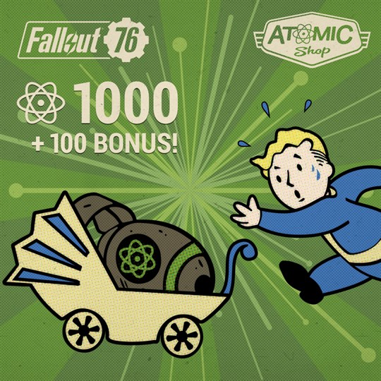 Fallout 76: 1000 (+100 Bonus) Atoms for xbox
