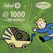 Fallout 76: 1000 (+100 Bonus) Atoms