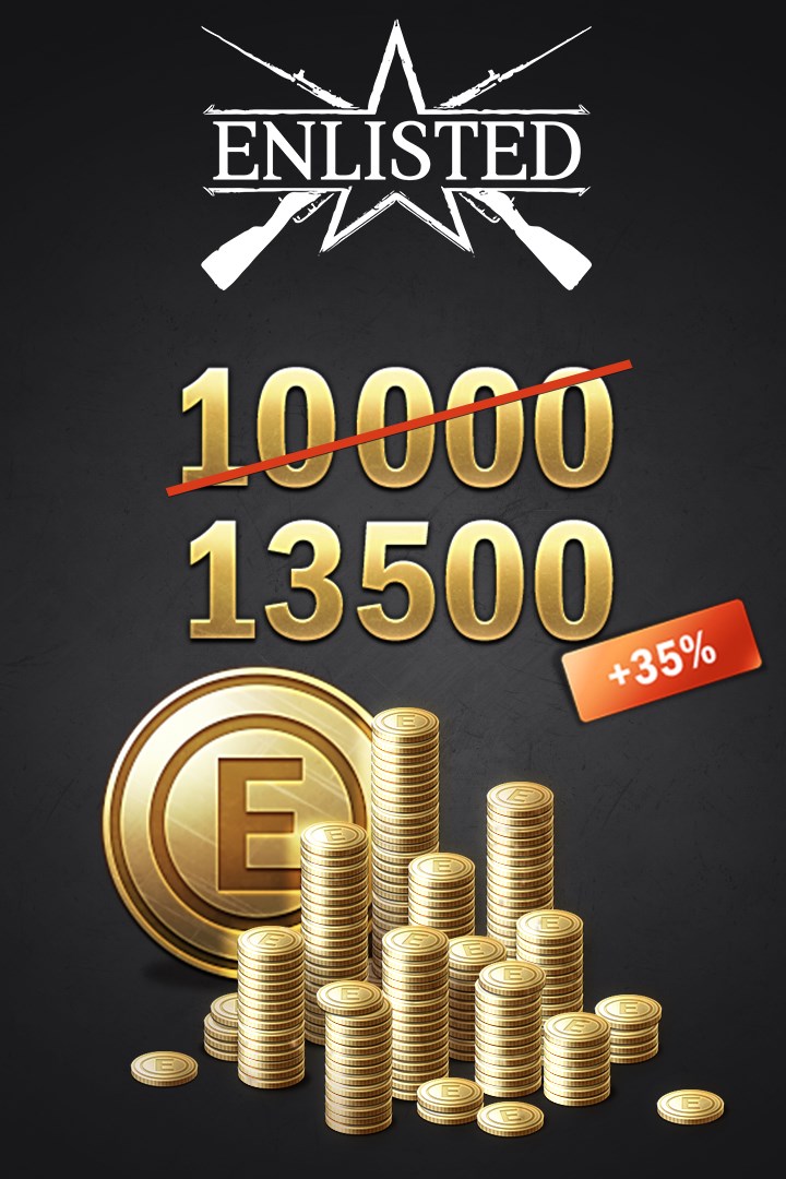 Enlisted - 10000 Gold + 3500 Bonus