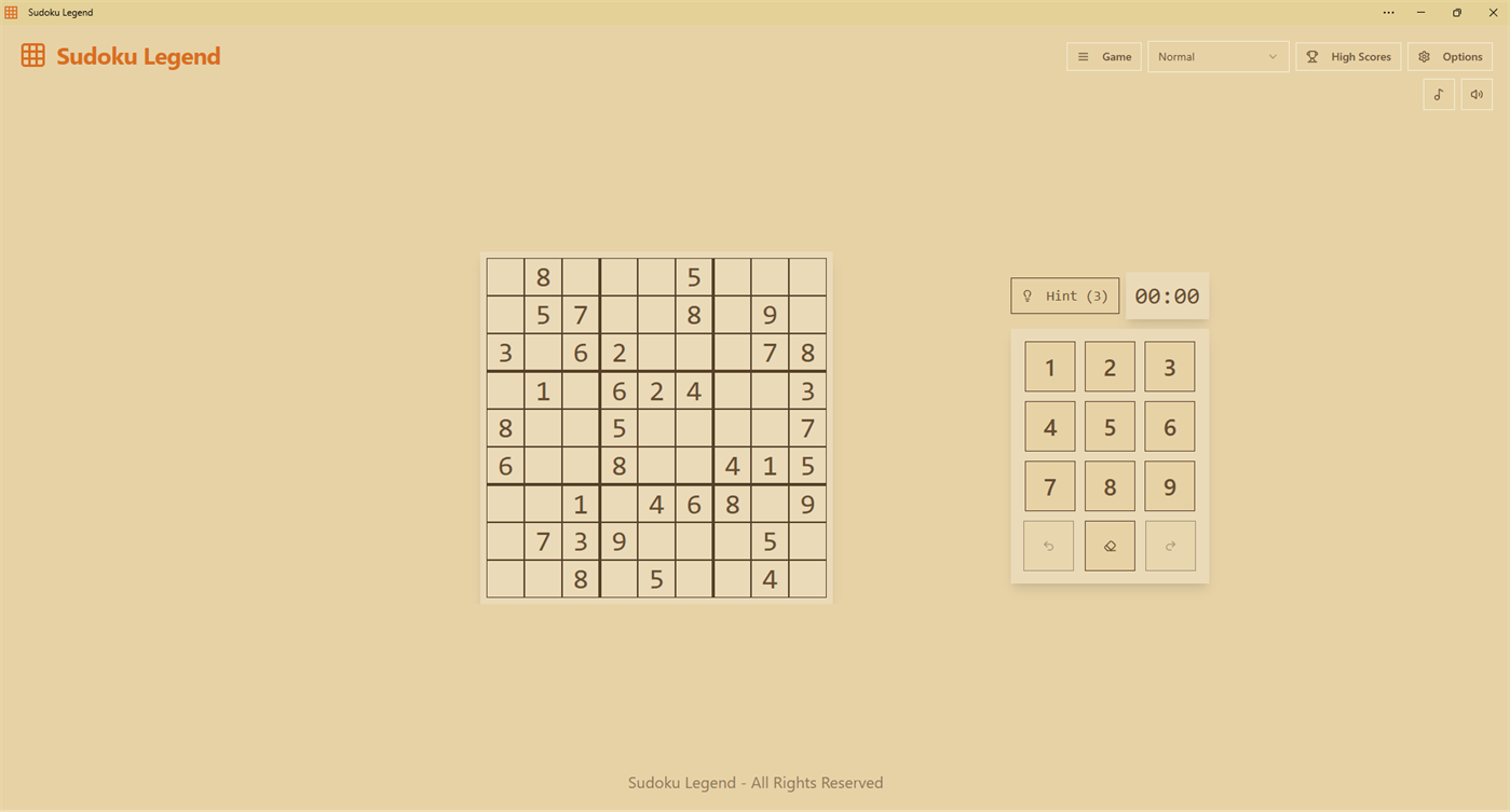 #1. Sudoku Legend (Windows) By: Heliognr