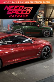 Need for Speed(MC) Payback : Ensemble MINI John Cooper Works Countryman et Infiniti Q60S