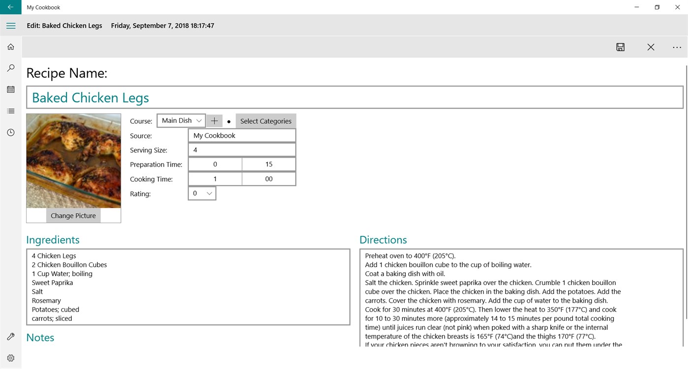 #4. My Cookbook (Windows) 由: Stembridge