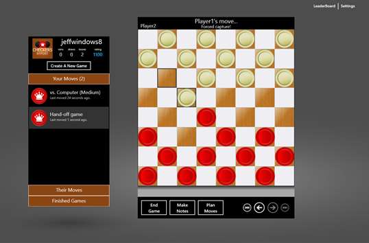 Checkers By Post Free screenshot 1