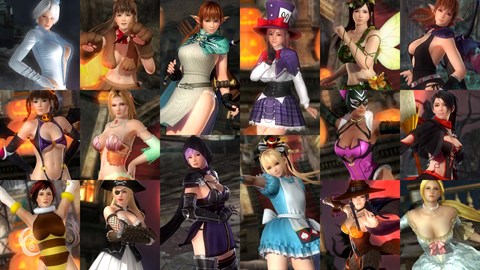 DOA5LR: набор костюмов «Хэллоуин 2015»