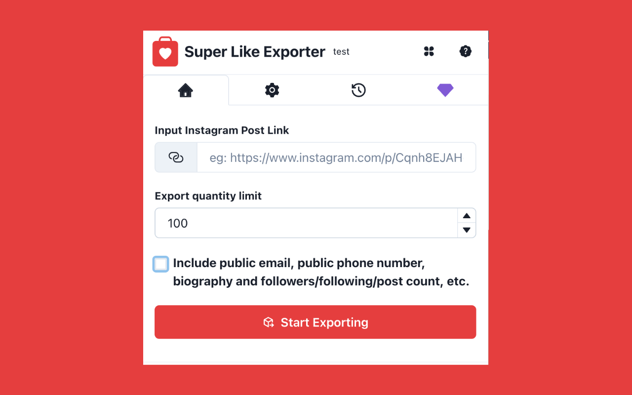 Super Like Exporter - export Likes to CSV