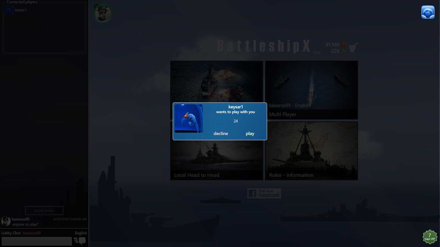 #6. BattleshipX (Windows) 由: Nektarios Giannoulis