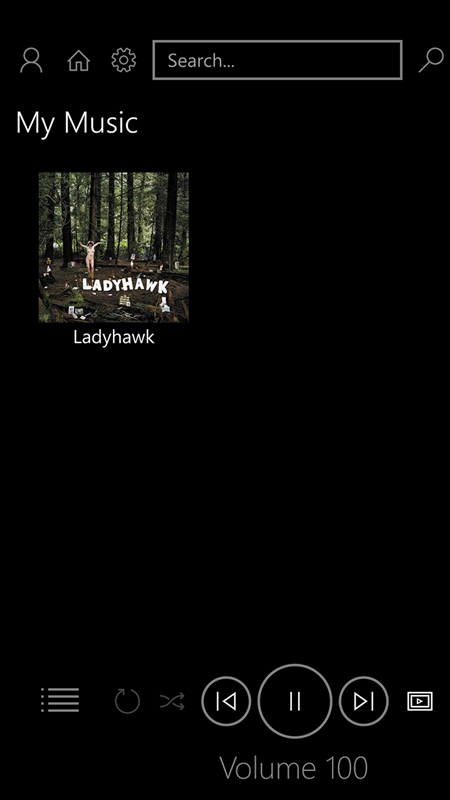 Bloom Music Player Screenshot