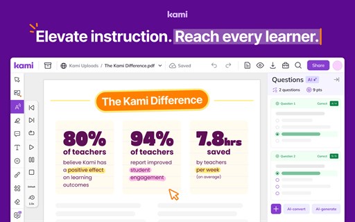Kami for Microsoft Edge - Interactive Learning